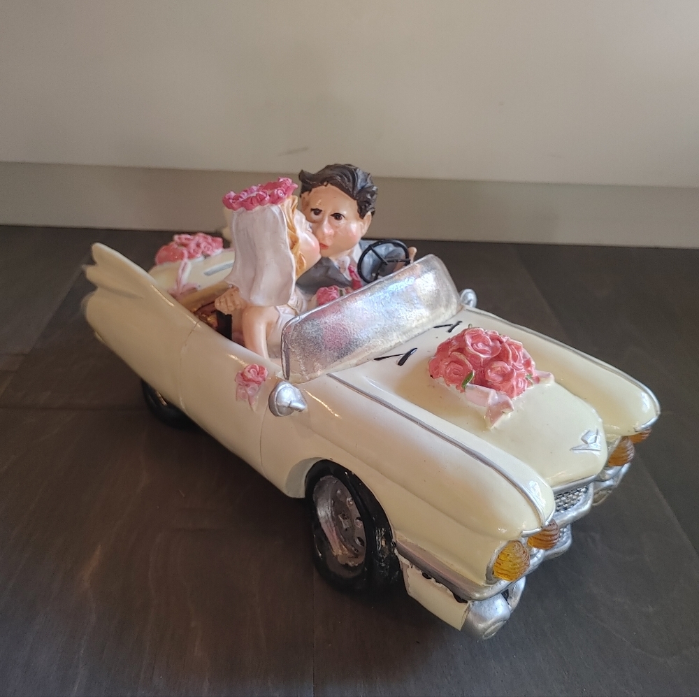 Vintage Just Married Money Bank